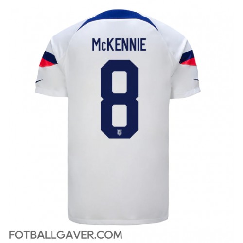 forente stater Weston McKennie #8 Fotballklær Hjemmedrakt VM 2022 Kortermet